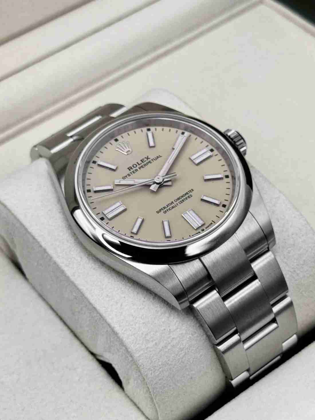 NEW 2026 Rolex Oyster Perpetual 41mm 134300 Beige Dial - Image 4