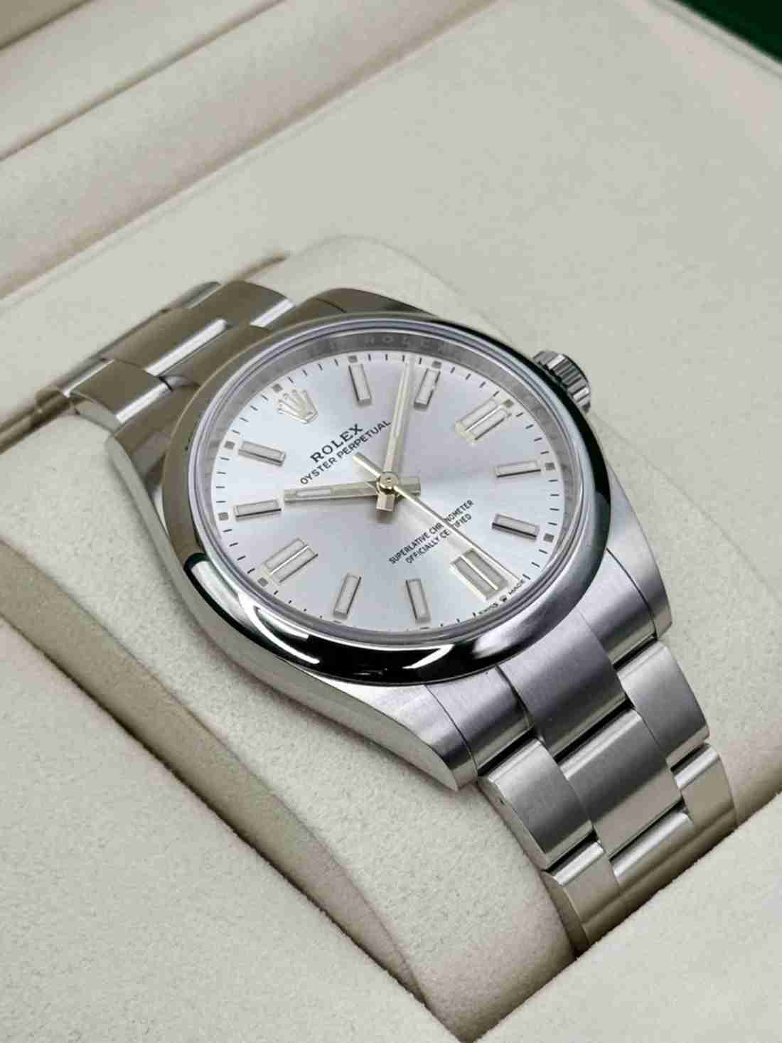 NEW 2026 Rolex Oyster Perpetual 41mm 134300 Silver Dial - Image 4