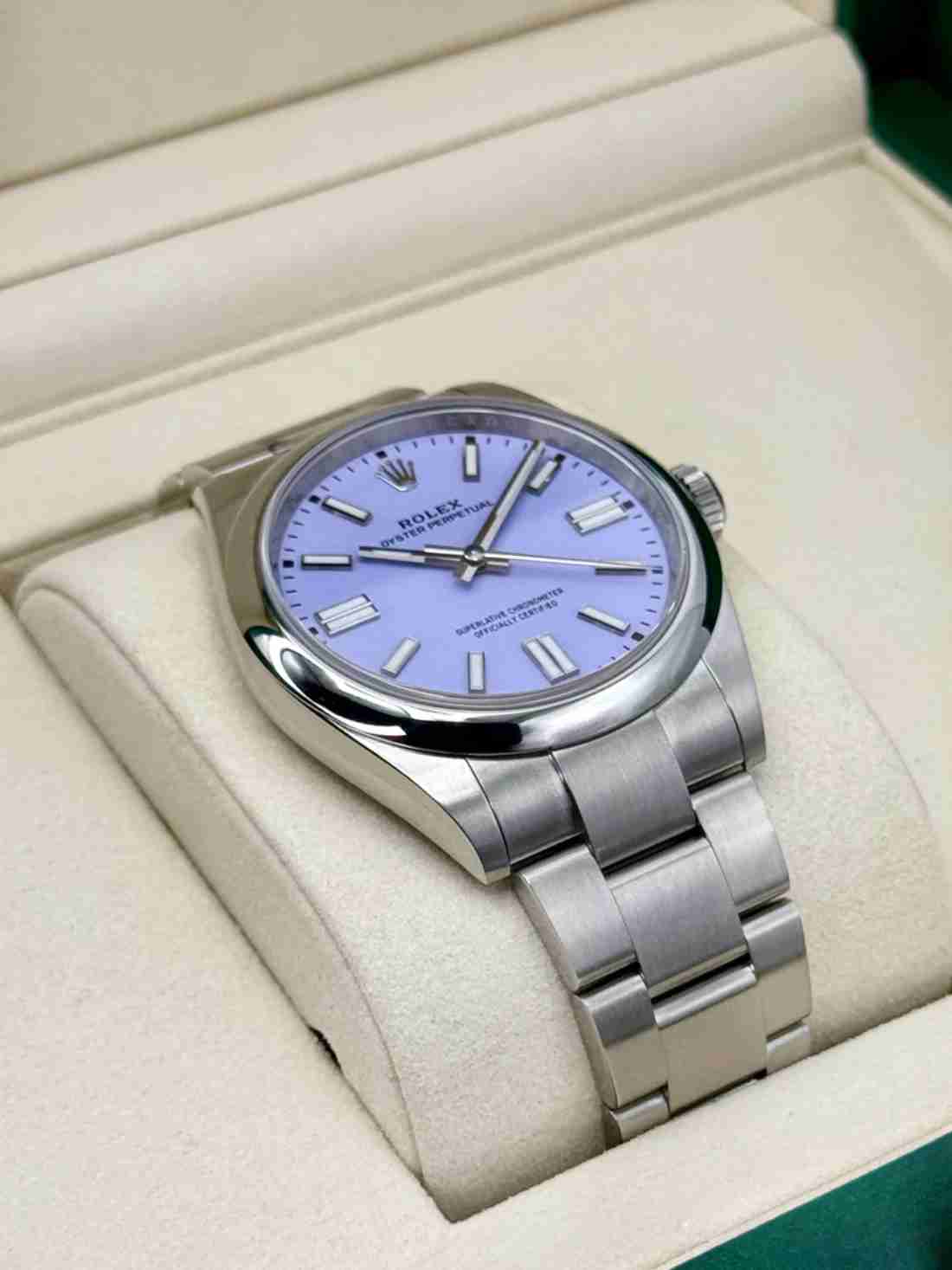 NEW 2026 Rolex Oyster Perpetual 41mm 134300 Lavender Dial - Image 4