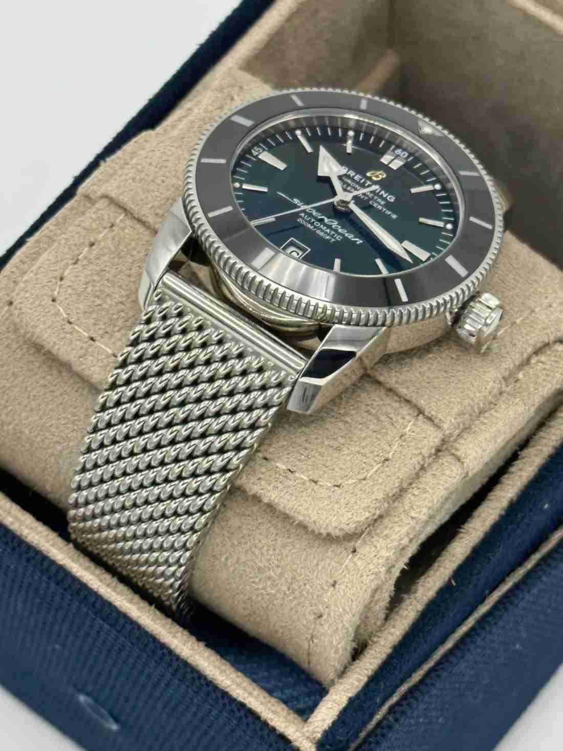 2023 Breitling Superocean Heritage 42mm AB2010 Green Dial - Image 4