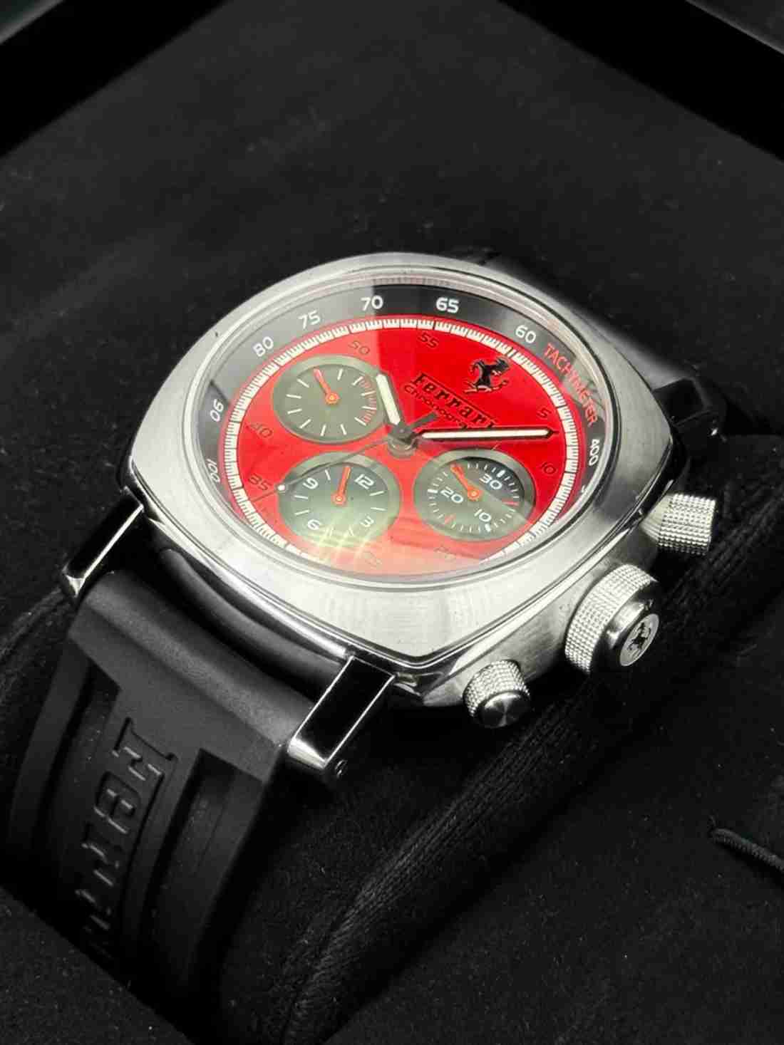 2008 Panerai Ferrari GT Chronograph 45mm F6656 Stainless Steel Red Dial - Image 4