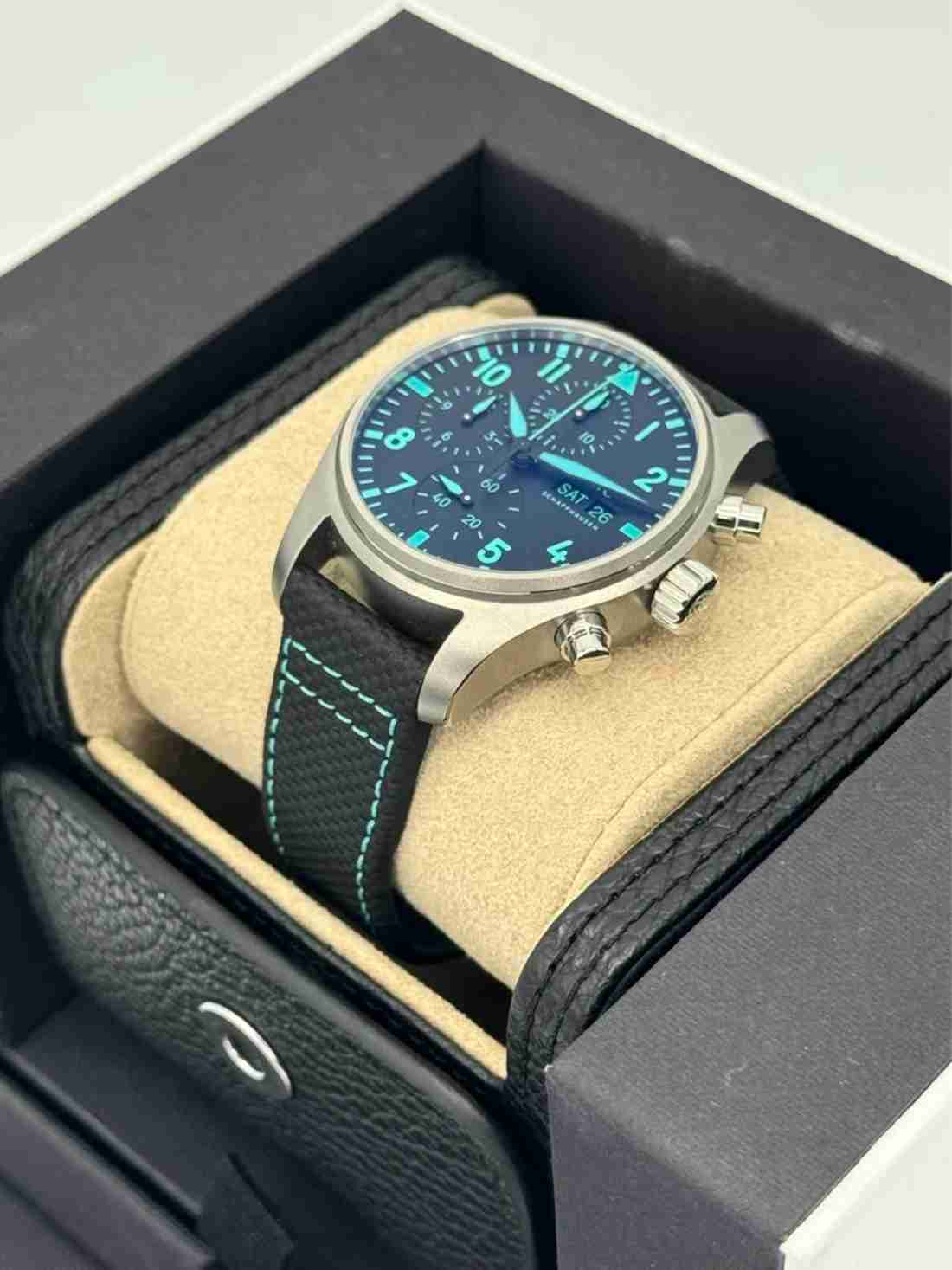 2024 IWC Pilot's Chronograph 41mm IW388108 Titanium Black Dial - Image 4