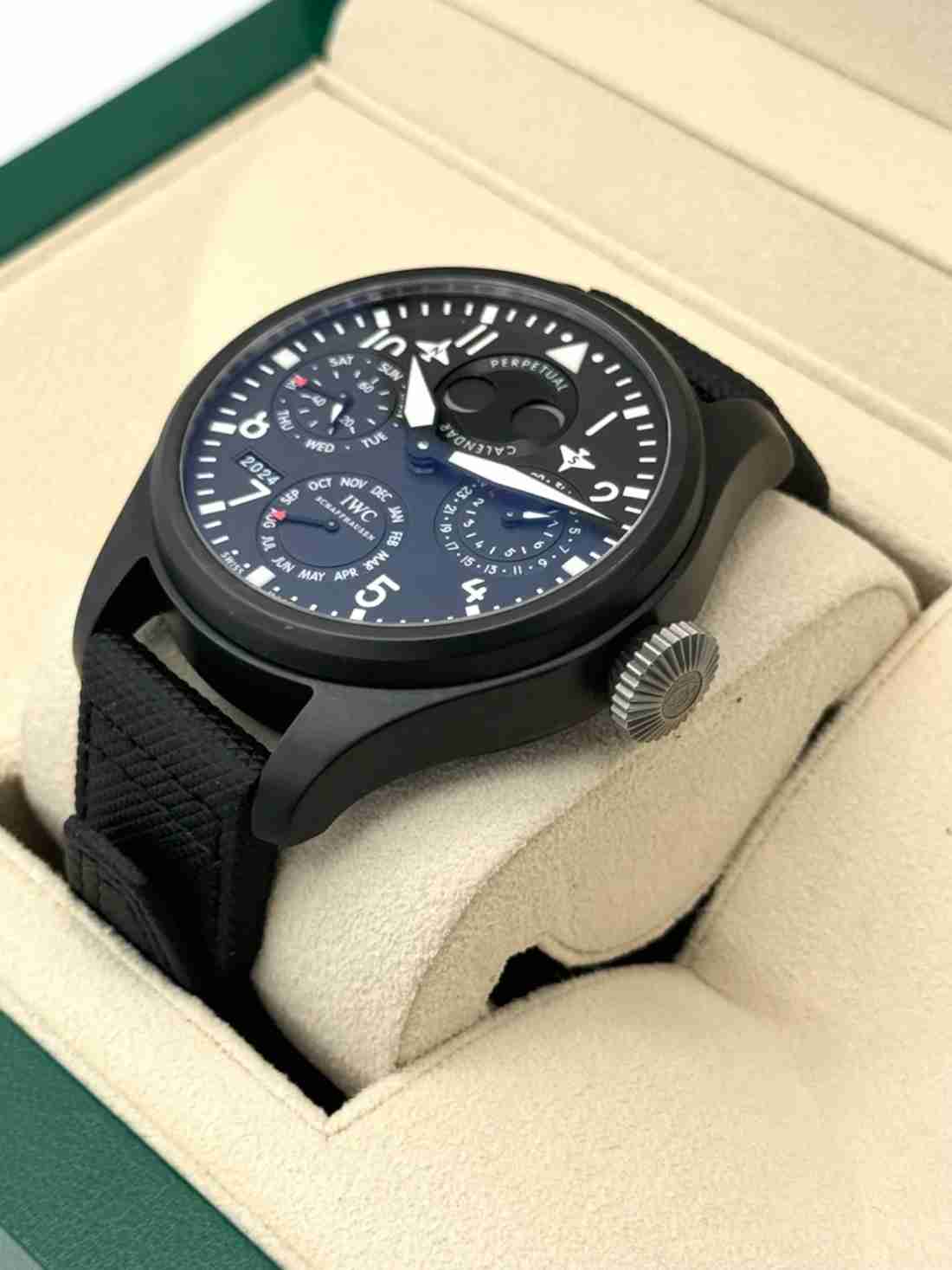2013 IWC Top Gun Perpetual Calendar Big Pilot 48mm IW502902 Ceramic - Image 4
