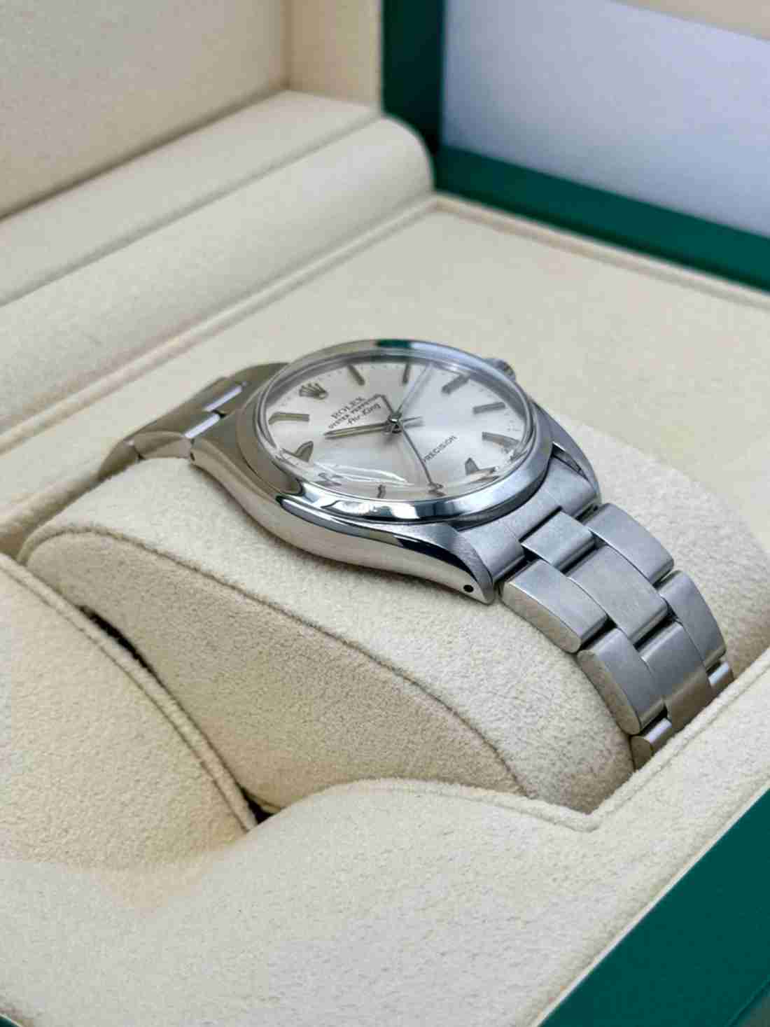 1978 Rolex Air-King 34mm 5500 Stainless Steel Oyster Silver Dial - Image 4