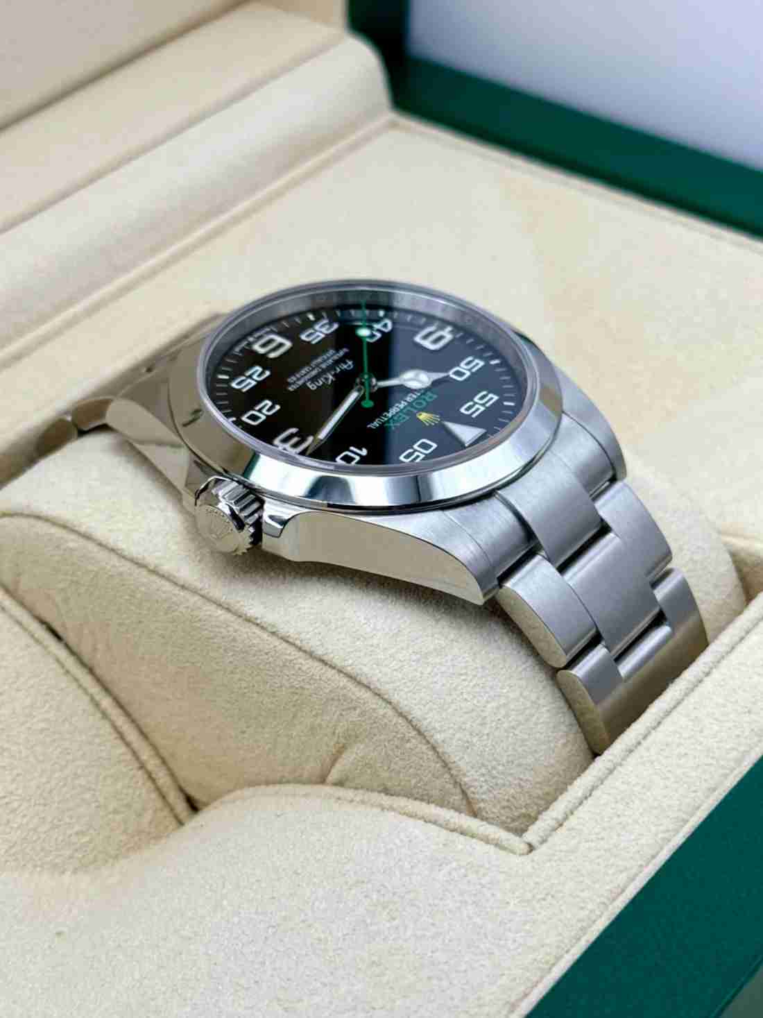 2023 Rolex Air-King 40mm 126900 Stainless Steel Black Dial - Image 4