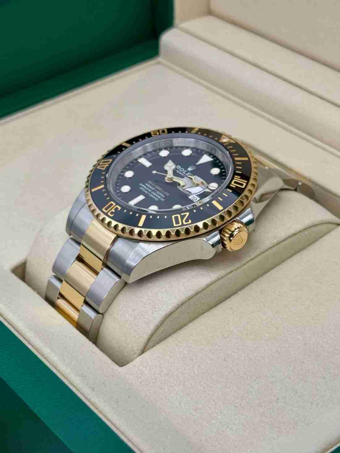 NEW 2025 Rolex Sea-Dweller 43mm 126603 Two-Tone Black Dial - Image 4