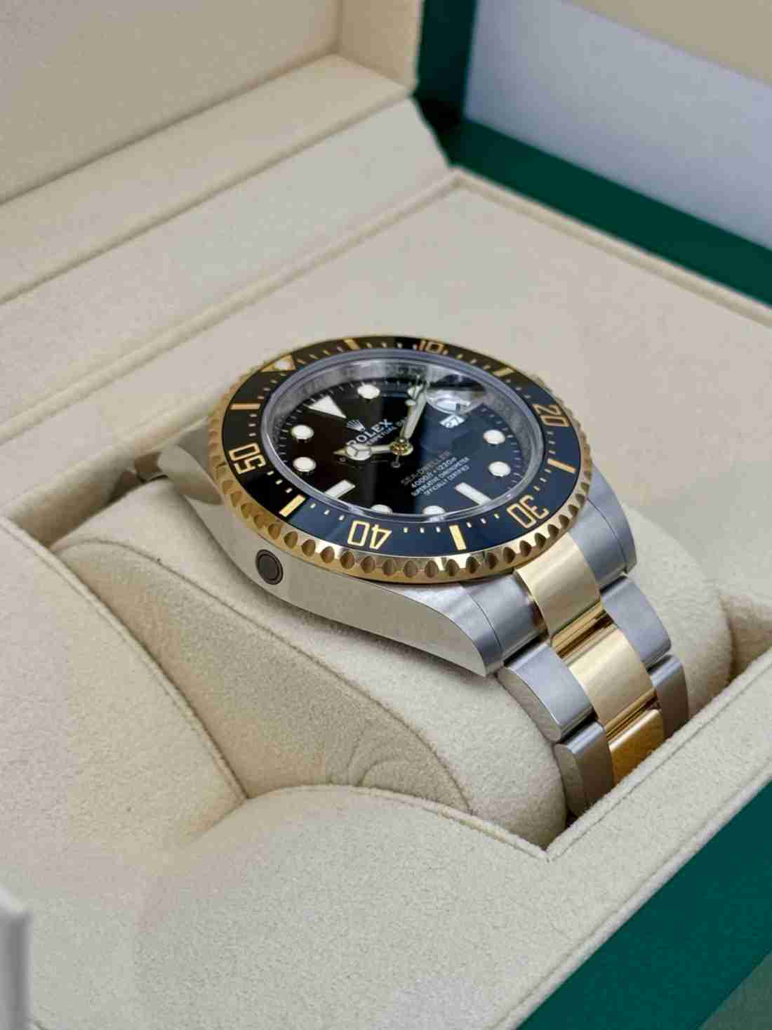 NEW 2022 Rolex Sea-Dweller 43mm 126603 Two-Tone Black Dial - Image 5
