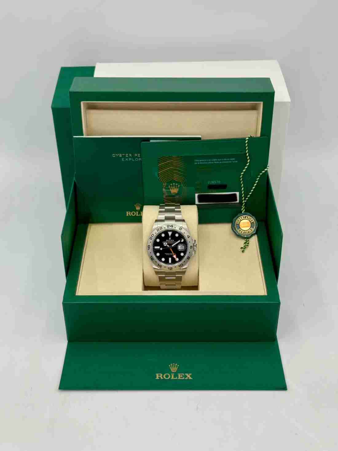 NEW 2026 Rolex Explorer II 42mm 226570 Stainless Steel Black Dial - Image 5