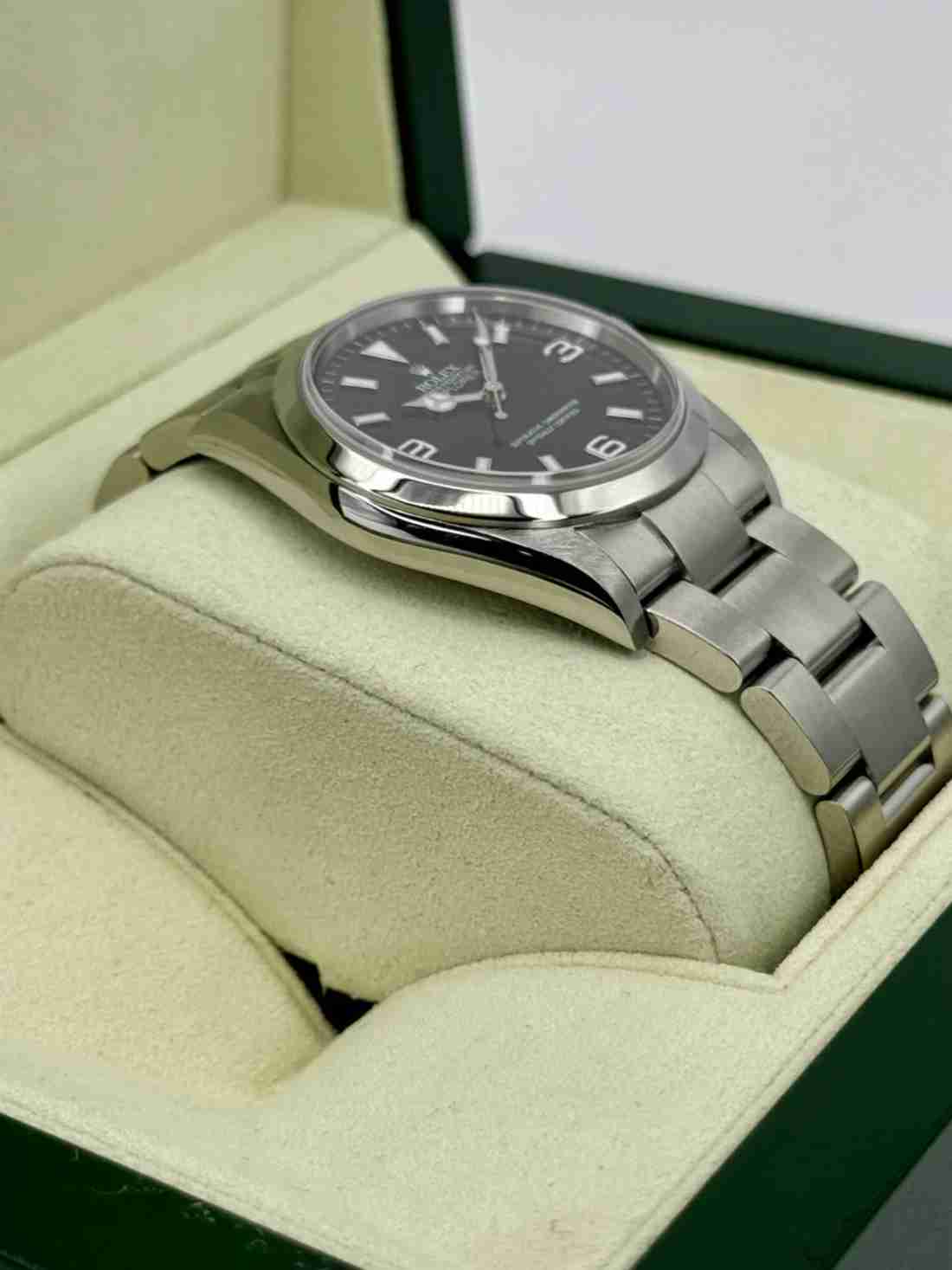2005 Rolex Explorer 36mm 114270 Stainless Steel Black Dial - Image 6