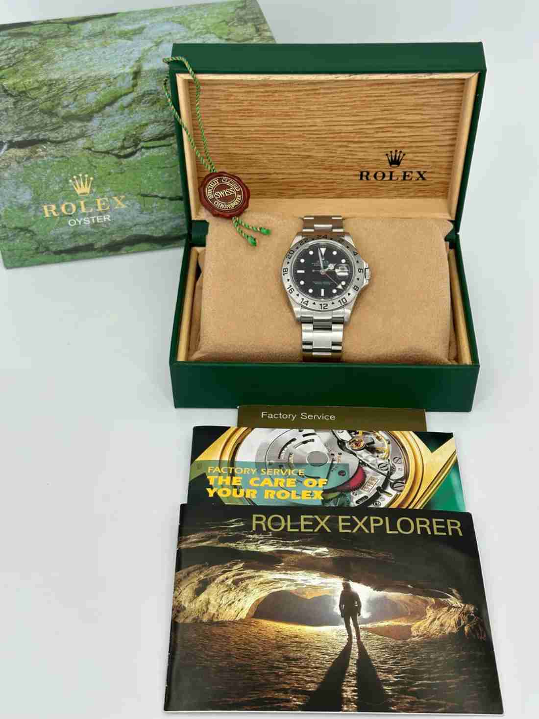 2002 Rolex Explorer II 40mm 16570 Stainless Steel Black Dial - Image 5