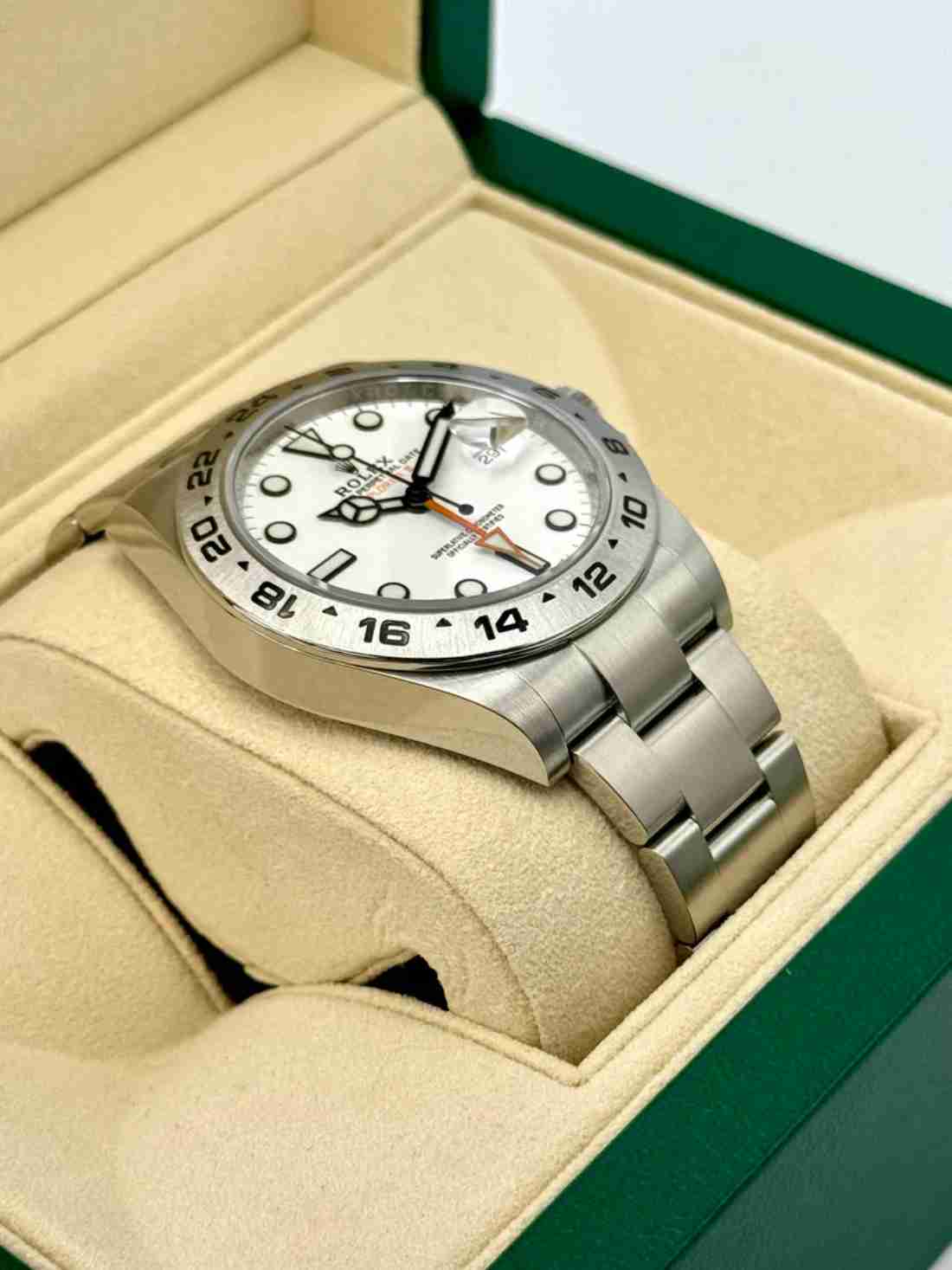 2017 Rolex Explorer II 42mm 216570 Polar White Dial - Image 5