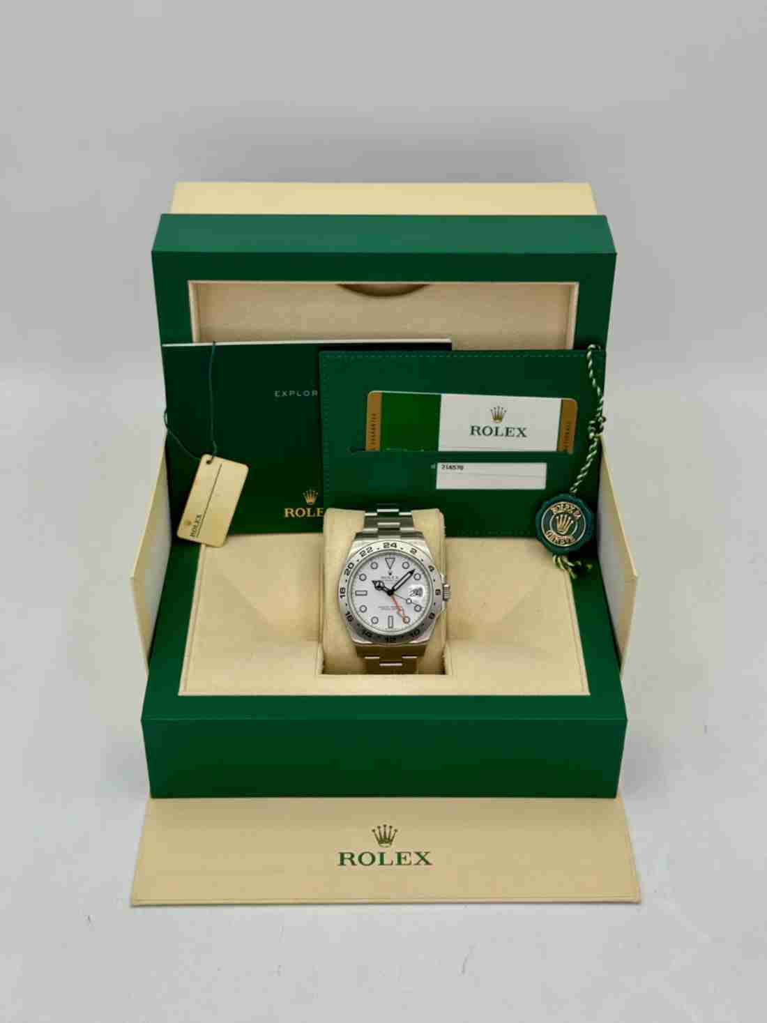 2016 Rolex Explorer II 42mm 216570 Polar White Dial - Image 5
