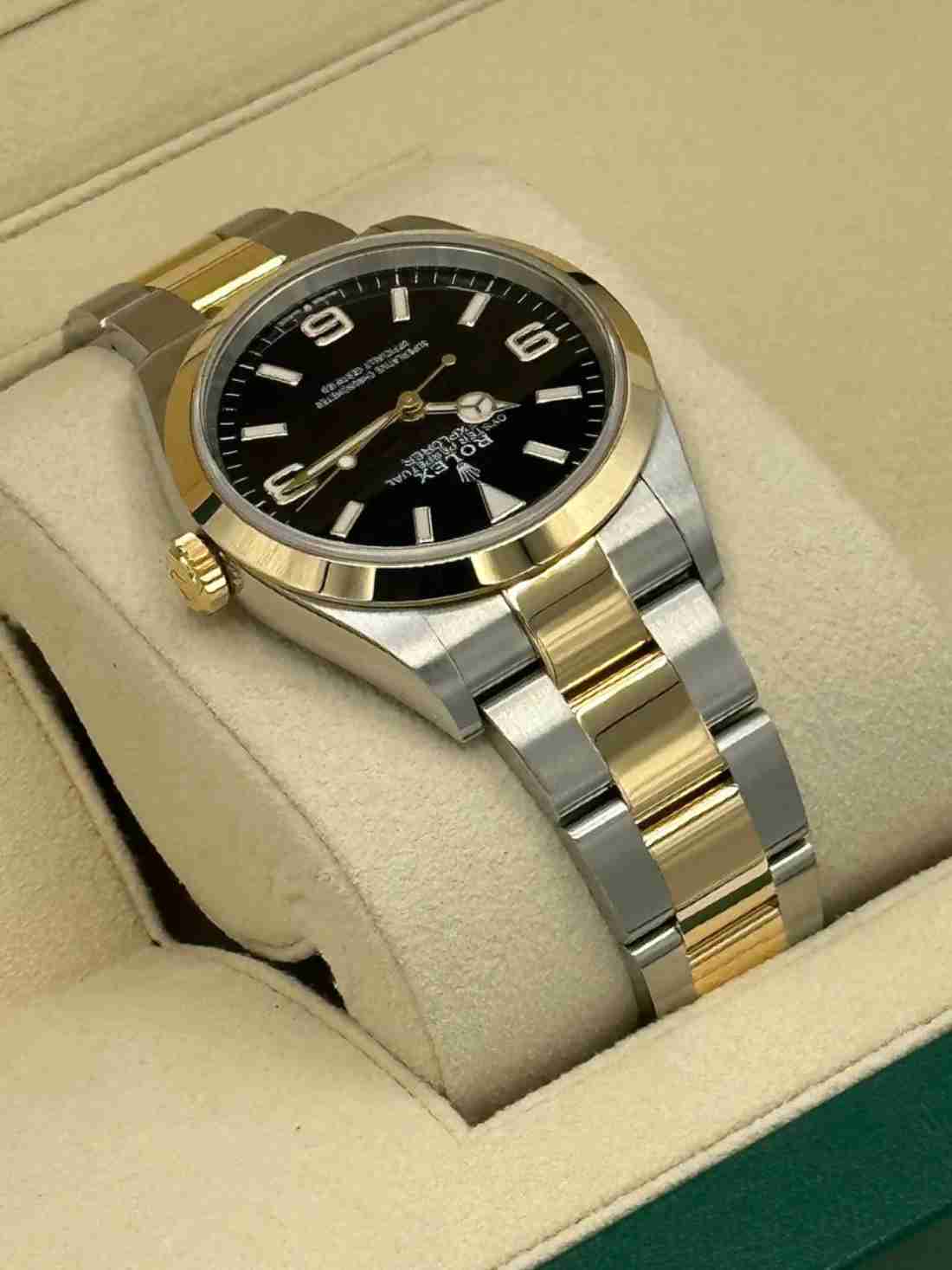 2021 Rolex Explorer 36mm 124273 Two-Tone Black Dial - Image 5