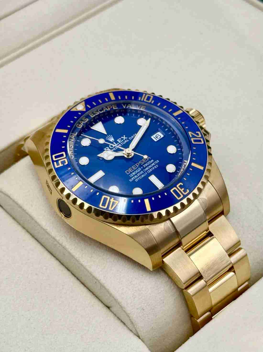 NEW 2026 Rolex Deepsea 44mm 136668LB Yellow Gold Blue Dial (STICKERED) - Image 5