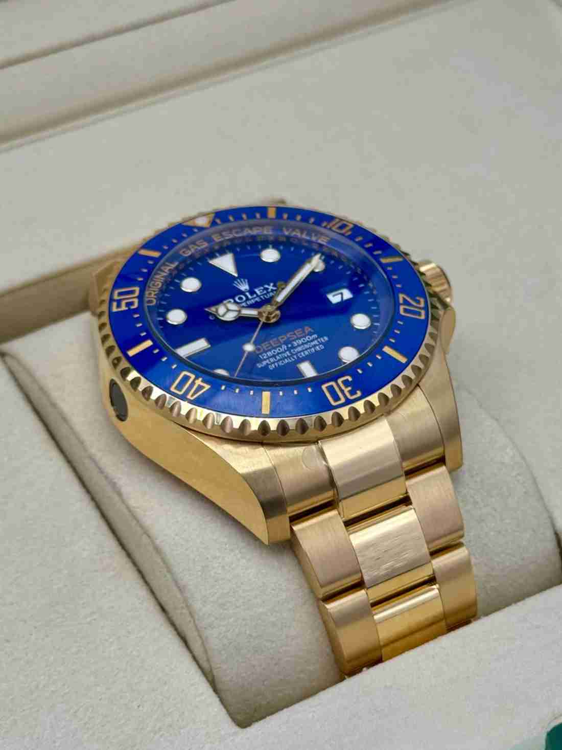 NEW 2025 Rolex Deepsea 44mm 136668LB Yellow Gold Blue Dial (STICKERED) - Image 5