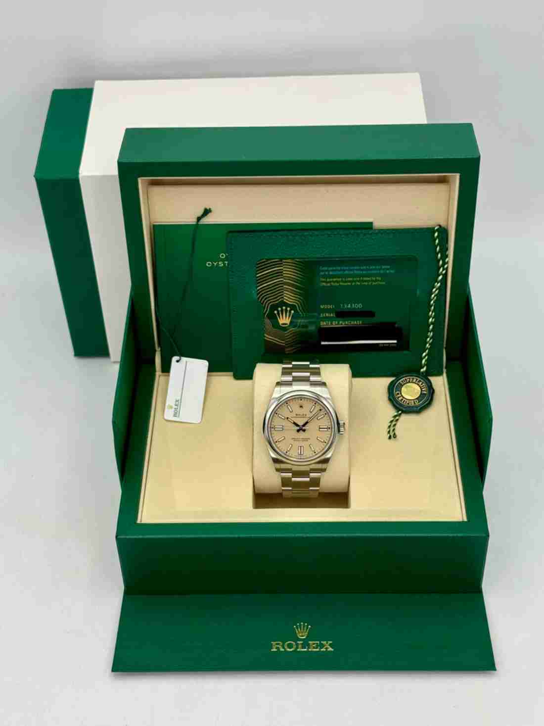 NEW 2026 Rolex Oyster Perpetual 41mm 134300 Beige Dial - Image 5