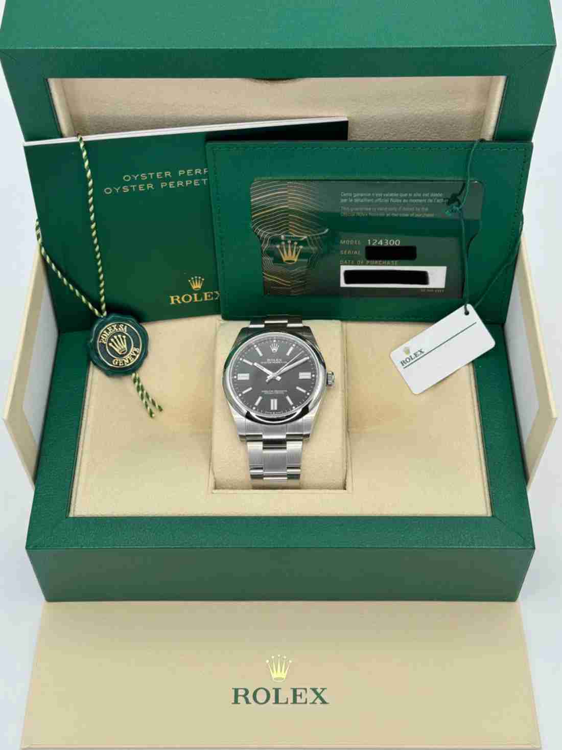NEW 2023 Rolex Oyster Perpetual 41mm 124300 Black Dial - Image 5