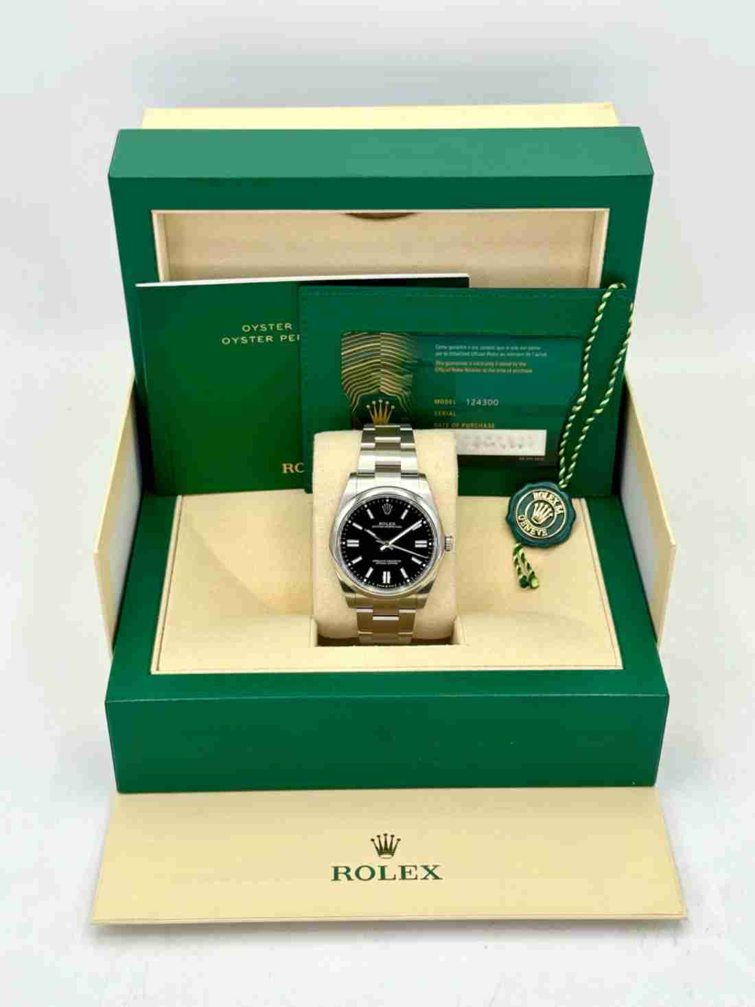 NEW 2025 Rolex Oyster Perpetual 41mm 124300 Black Dial - Image 5