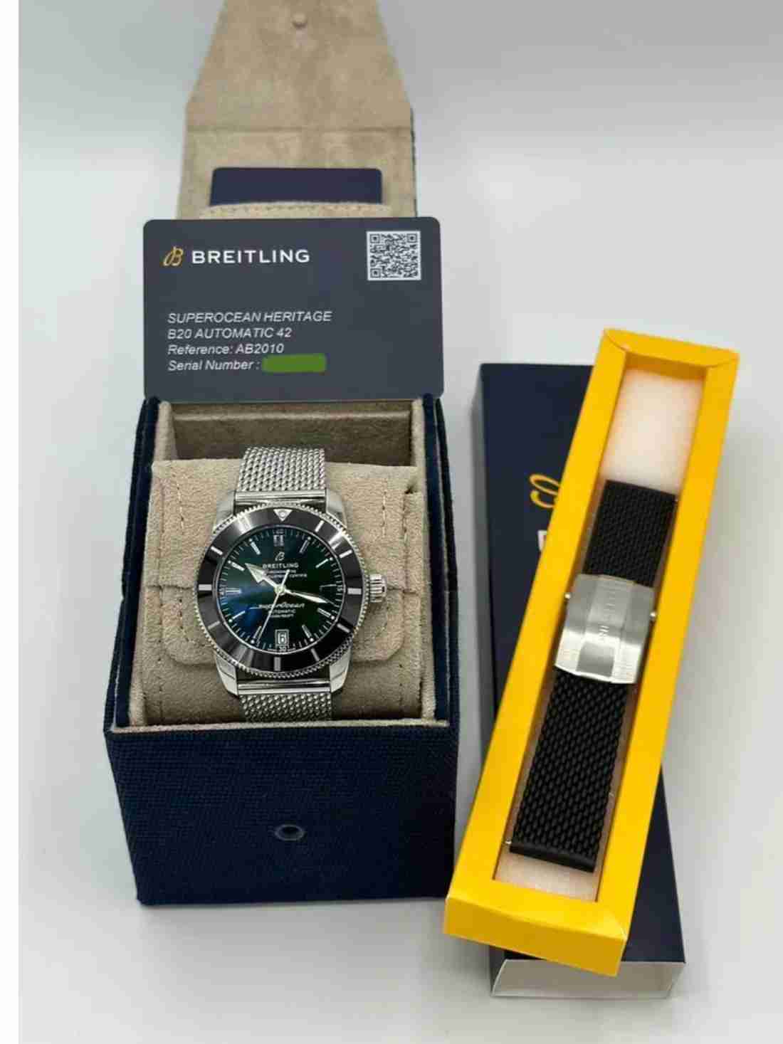 2023 Breitling Superocean Heritage 42mm AB2010 Green Dial - Image 5