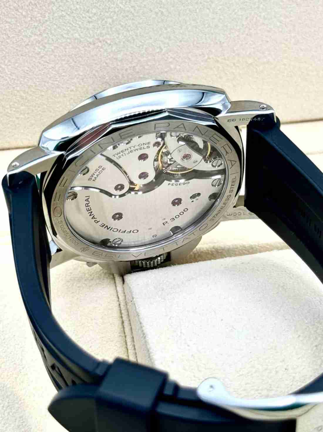 2017 Panerai Marina Militare Luminor 1950 47mm PAM00673 Black Dial - Image 5