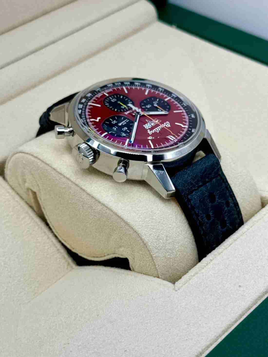 New 2024 Breitling Top Time Chronograph 42mm A25310 Steel Red Dial - Image 5