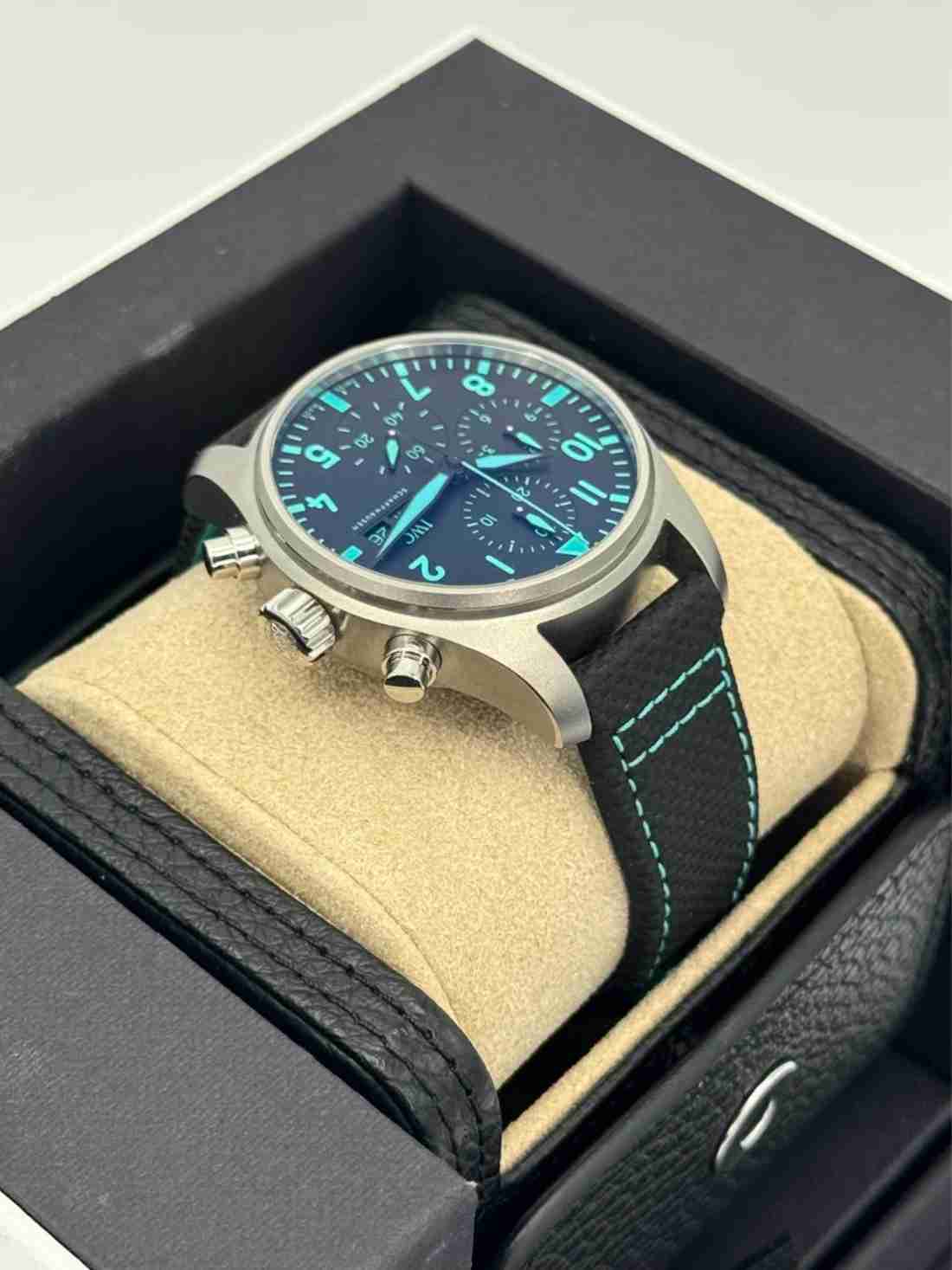2024 IWC Pilot's Chronograph 41mm IW388108 Titanium Black Dial - Image 5