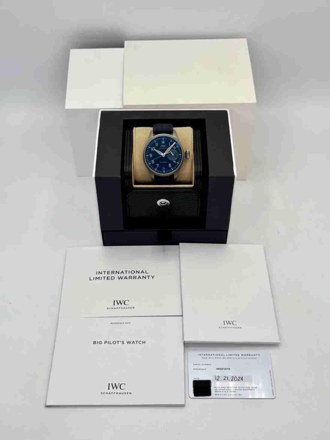 2024 IWC Big Pilot's Watch Racing Works 46mm IW501019 Titanium Blue Dial - Image 5