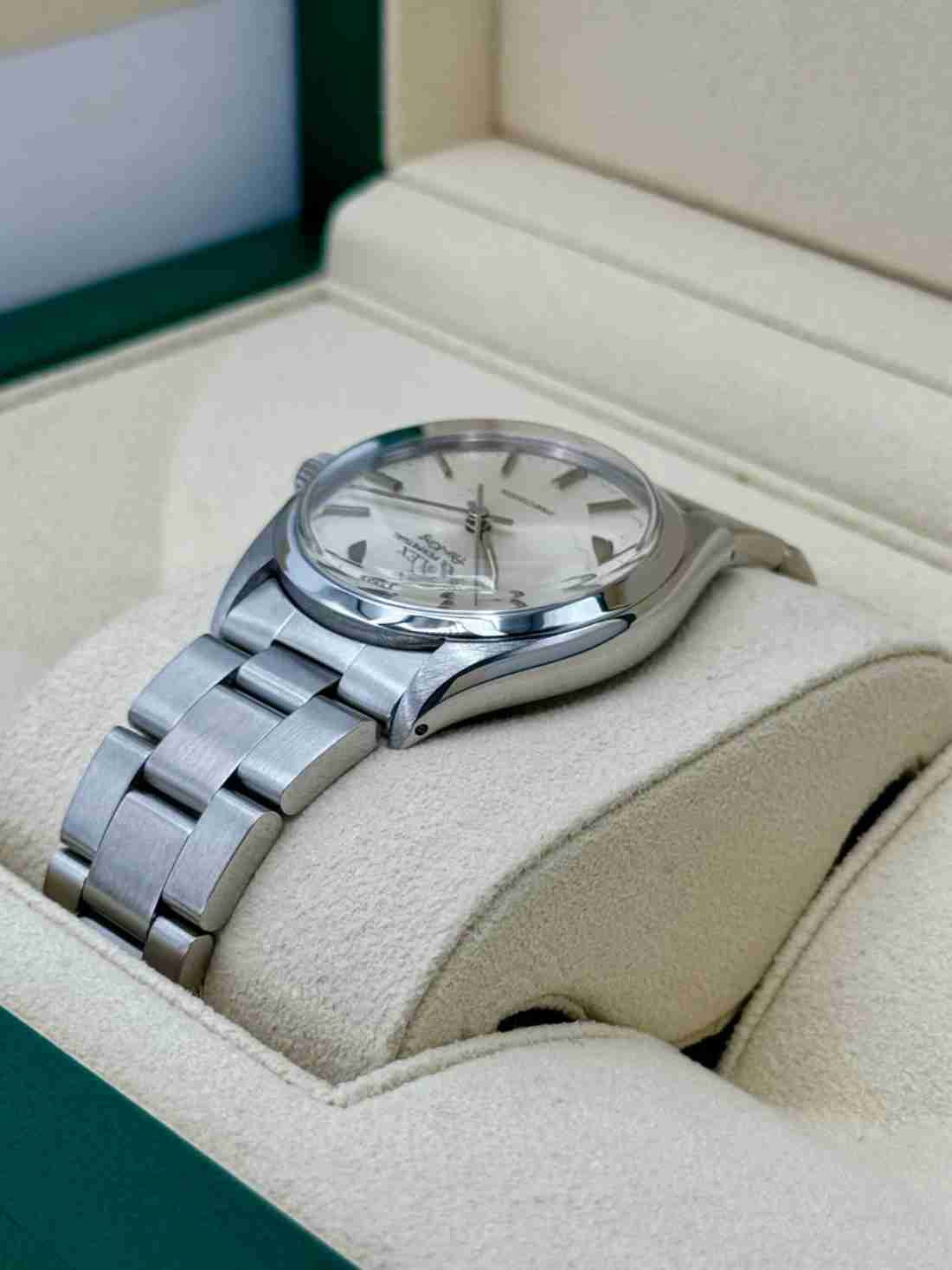 1978 Rolex Air-King 34mm 5500 Stainless Steel Oyster Silver Dial - Image 5