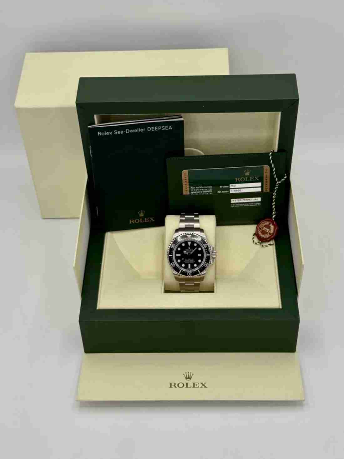 2009 Rolex Deepsea 44mm 116660 Stainless Steel Black Dial - Image 6
