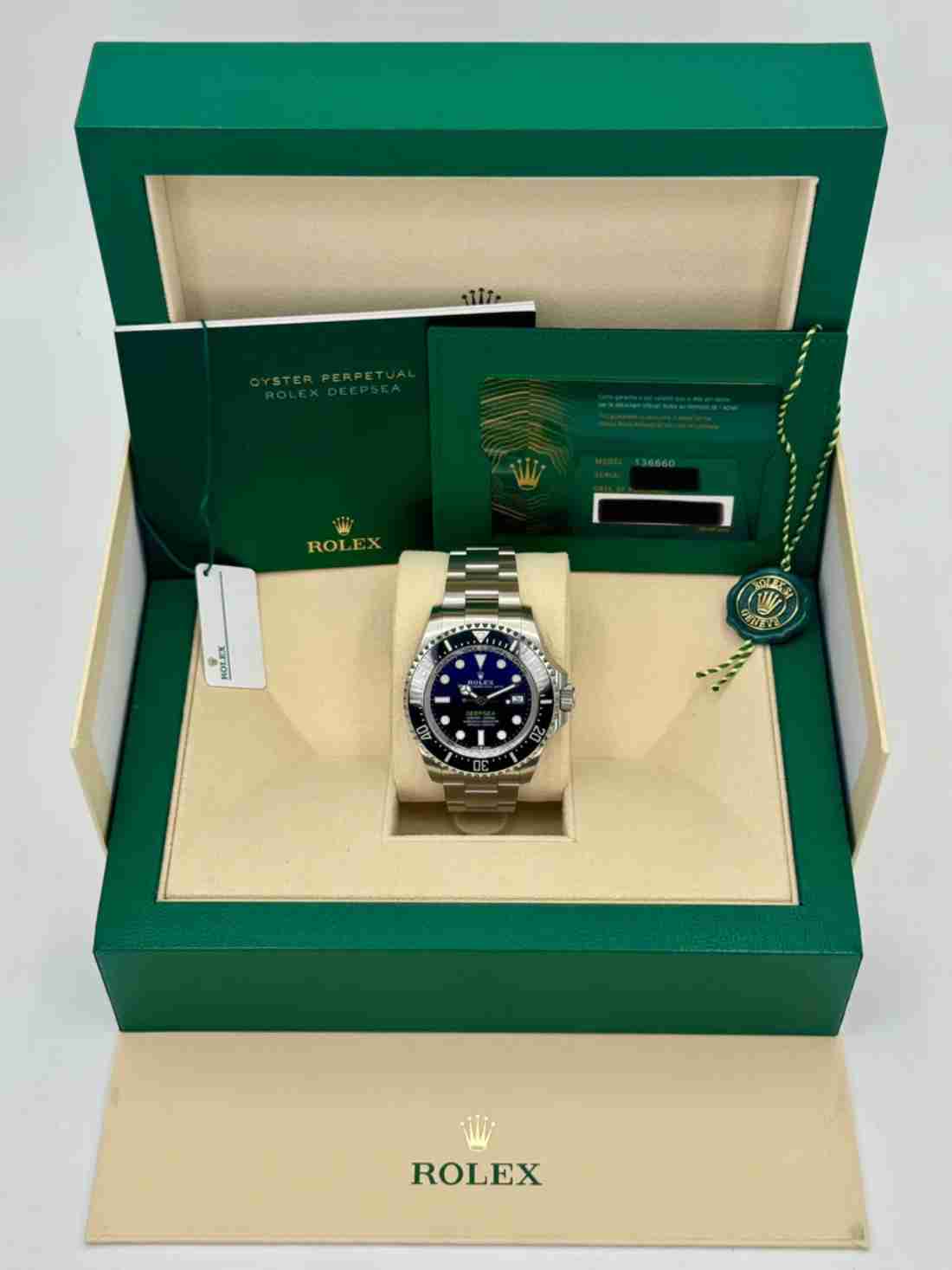 NEW 2024 Rolex Deepsea James Cameron 44mm 136660 Blue Dial - Image 6