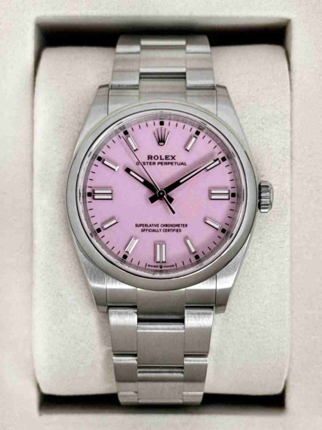 NEW 2026 Rolex Oyster Perpetual 36mm 126000 Candy Pink Dial