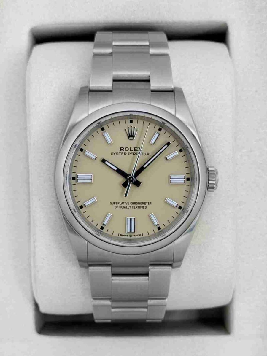 2025 Rolex Oyster Perpetual 36mm 126000 Beige Dial