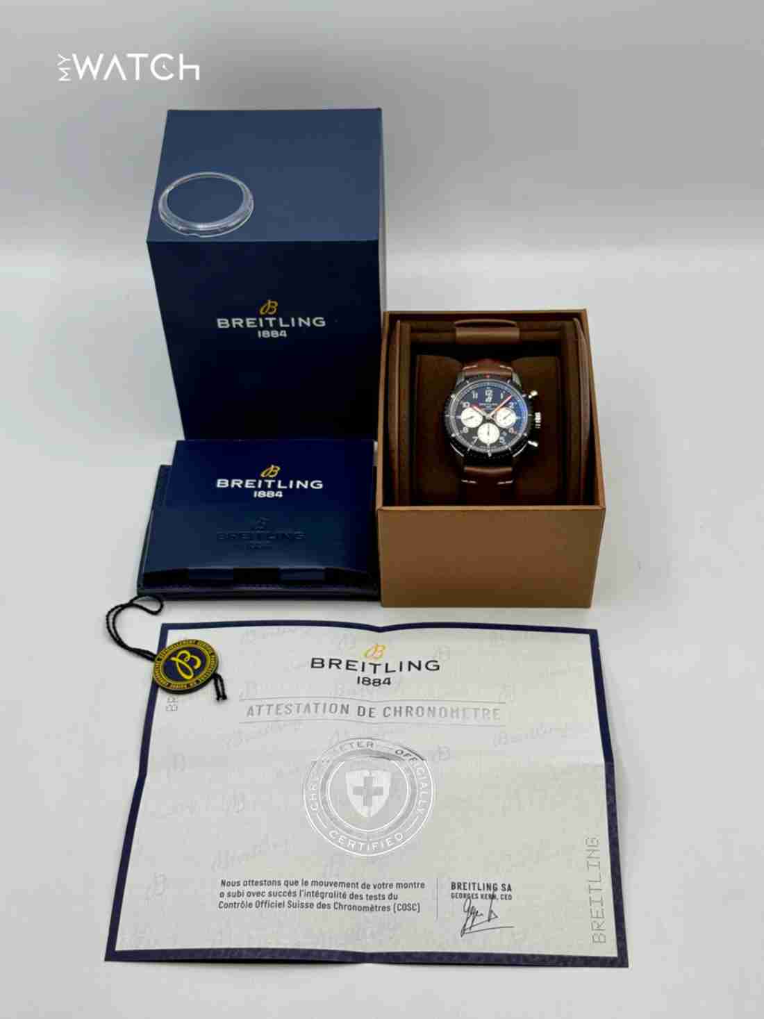 Breitling Aviator 8 B1 Chrono 43mm AB01194 Stainless Steel Black Dial - Image 6