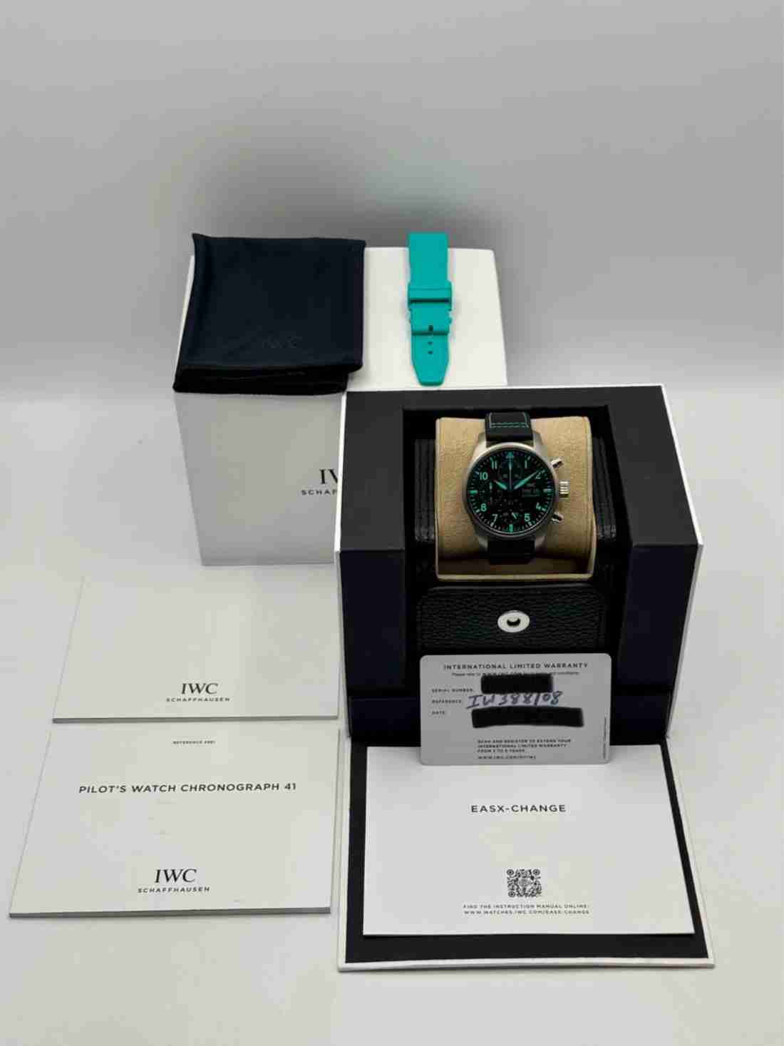 2024 IWC Pilot's Chronograph 41mm IW388108 Titanium Black Dial - Image 6