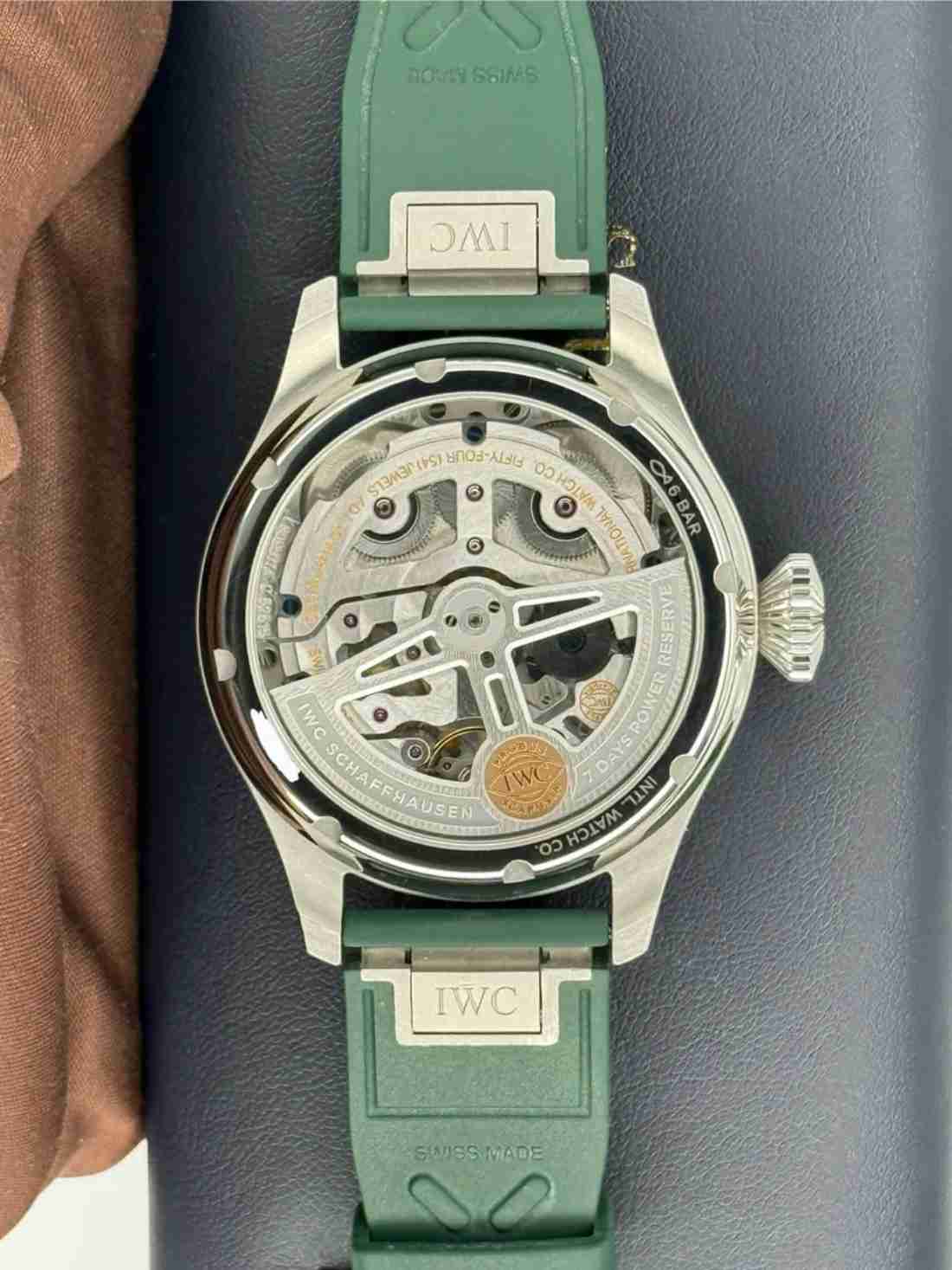 2023 IWC Pilot's Watch Perpetual Calendar 46.2mm IW503608 Green - Image 6