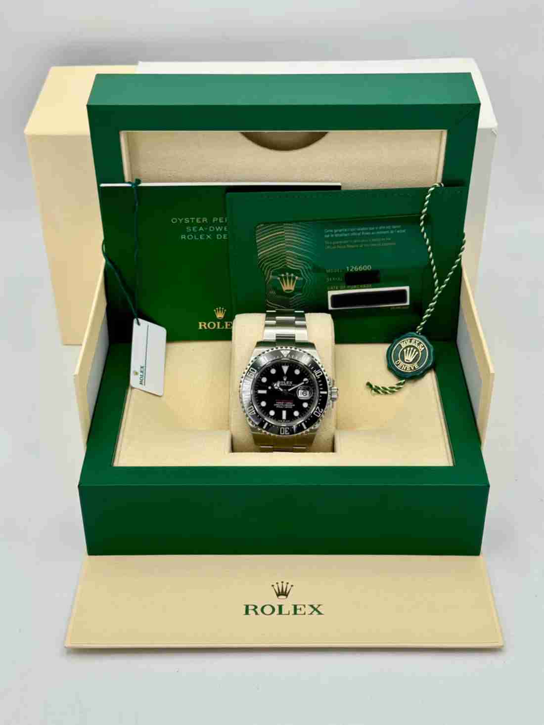 2021 Rolex Sea-Dweller 43mm 126600 Stainless Steel Black Dial - Image 6