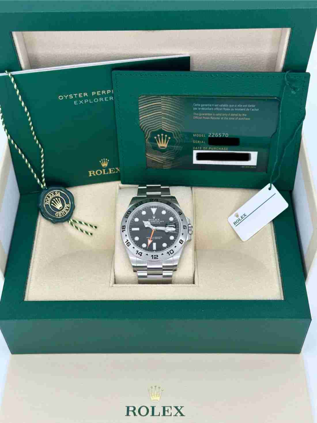 NEW 2025 Rolex Explorer II 42mm 226570 Polar White Dial - Image 6