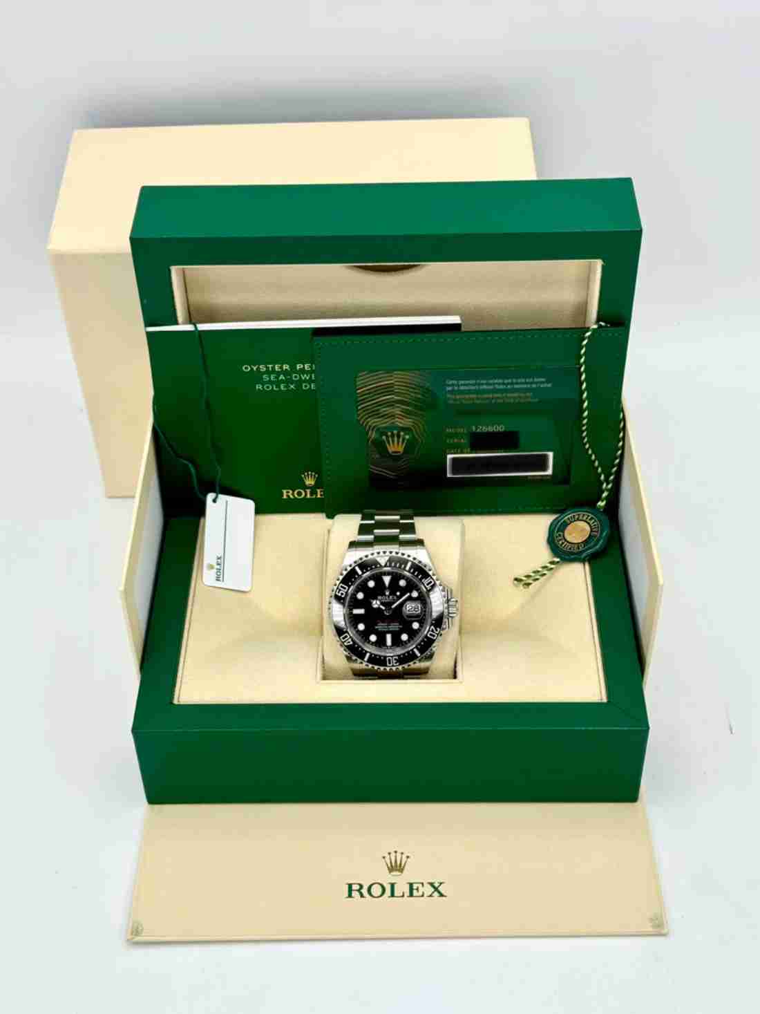 2023 Rolex Sea-Dweller 43mm 126600 Stainless Steel Black Dial - Image 7