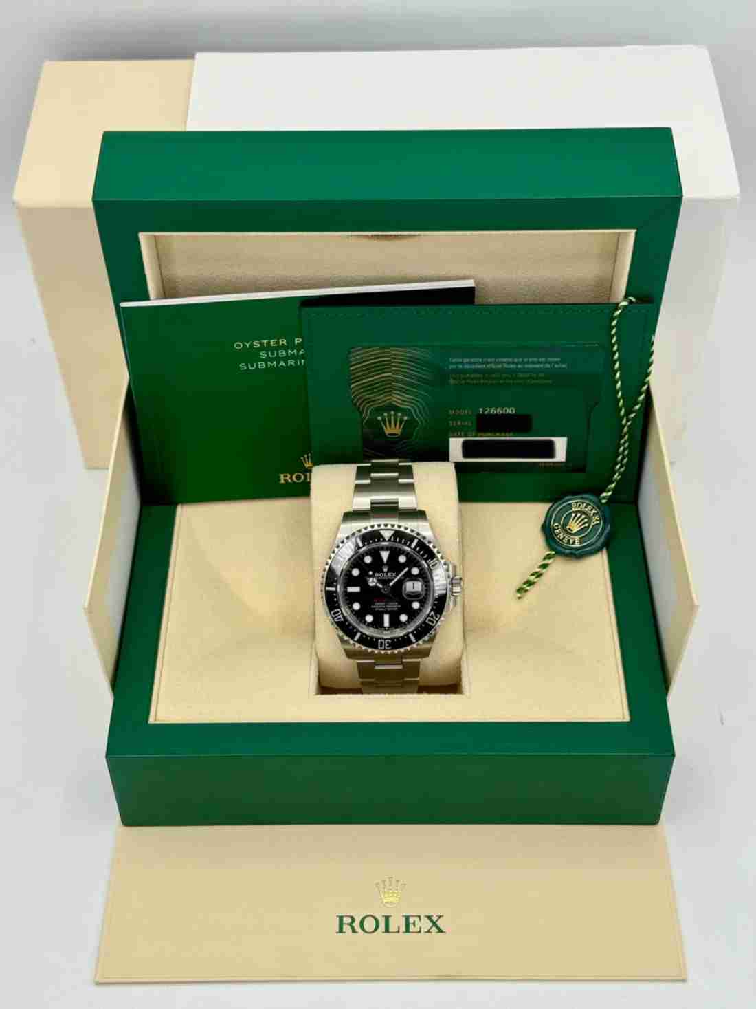 2022 Rolex Sea-Dweller 43mm 126600 Stainless Steel Black Dial - Image 7
