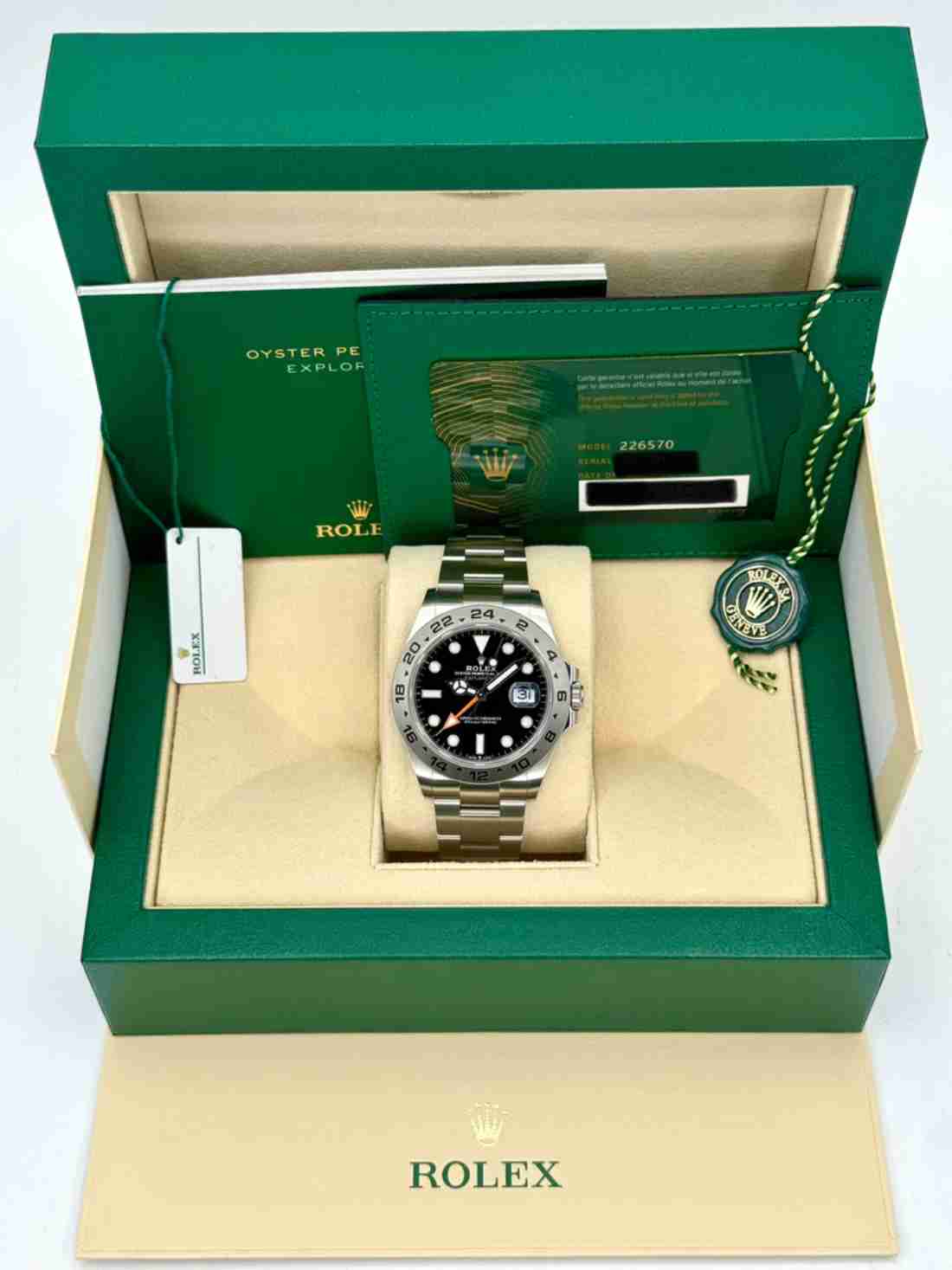 2023 Rolex Explorer II 42mm 226570 Black Dial - Image 7