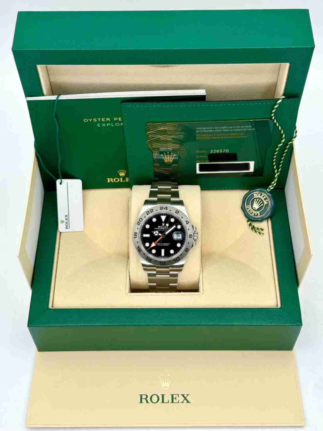 2022 Rolex Explorer II 42mm 226570 Black Dial - Image 7