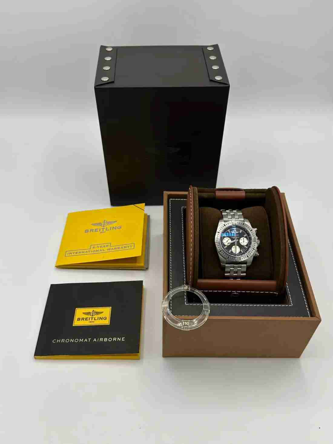 2016 Breitling Chronomat Airborn 41mm AB01442J/BD26 Black Dial - Image 7