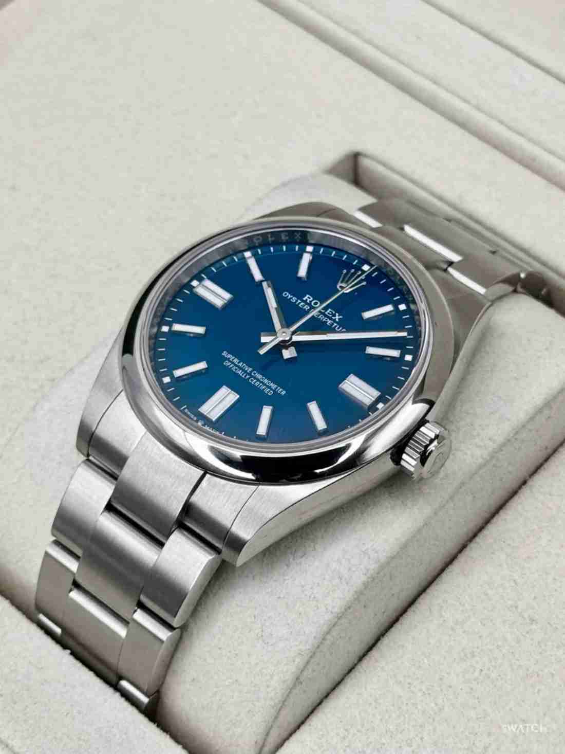 2026 Rolex Oyster Perpetual 41mm 134300 Med Blue Dial (STICKERED) - Image 3