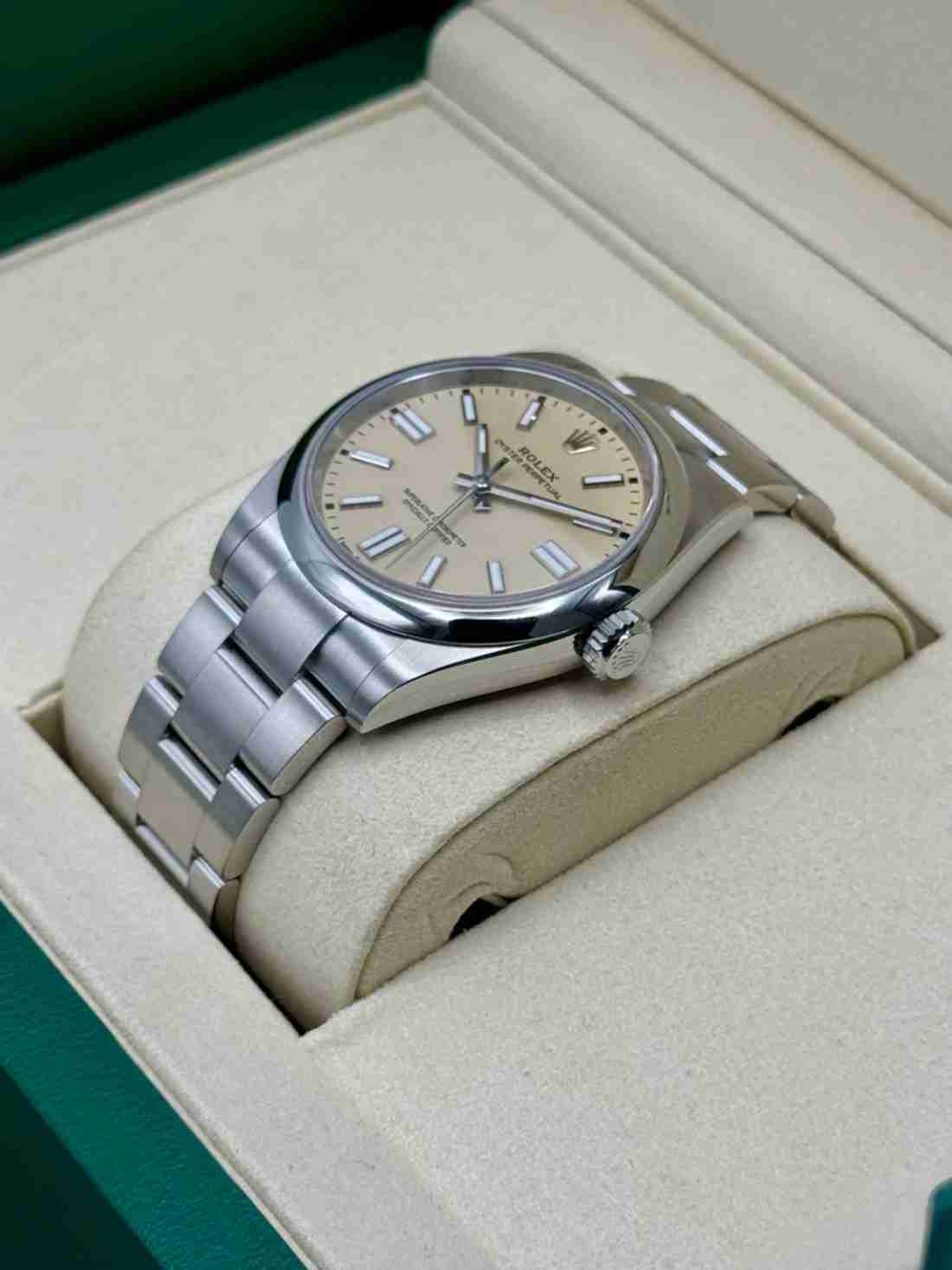 NEW 2025 Rolex Oyster Perpetual 41mm 134300 Beige Dial - Image 3