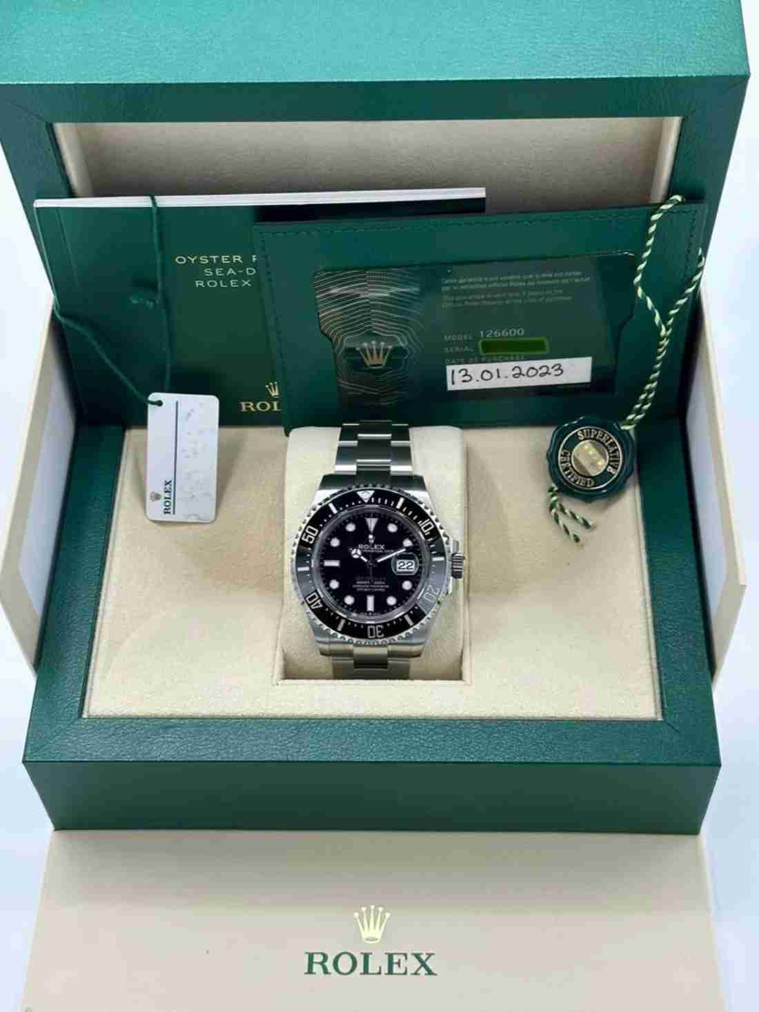 2023 Rolex Sea-Dweller 43mm 126600 Black Dial - Image 8