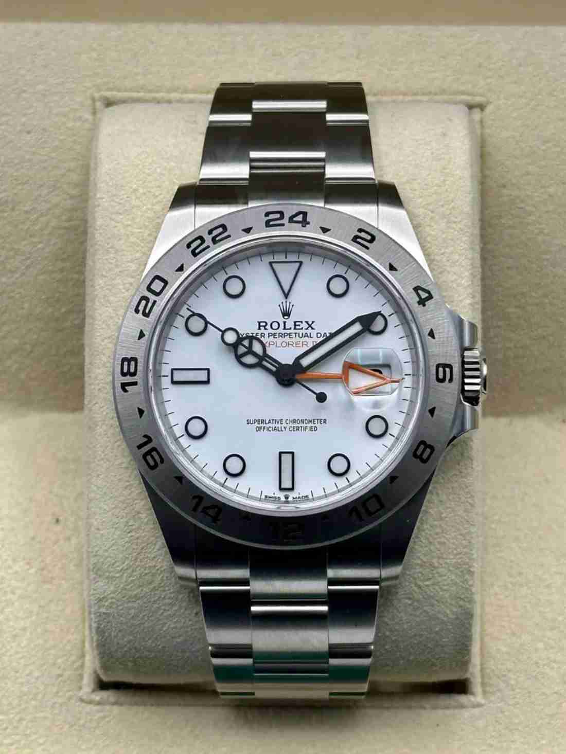 NEW 2024 Rolex Explorer II 42mm 226570 Polar White Dial