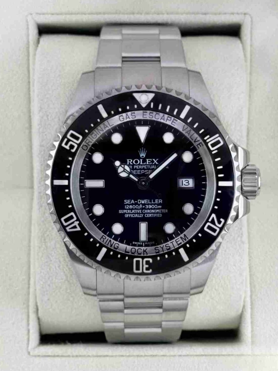2009 Rolex Deepsea 44mm 116660 Stainless Steel Black Dial