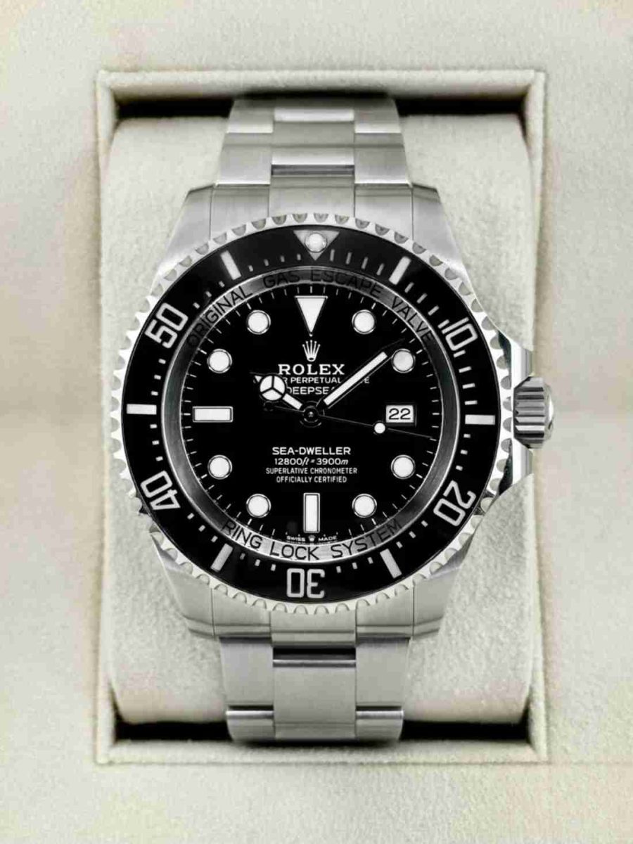 2019 Rolex Deepsea 44mm 126660 Stainless Steel Black Dial