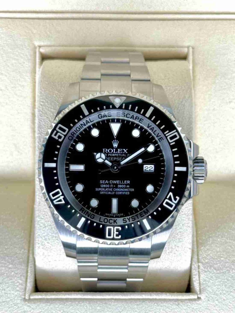 2016 Rolex Deepsea 44mm 116660 Stainless Steel Black Dial