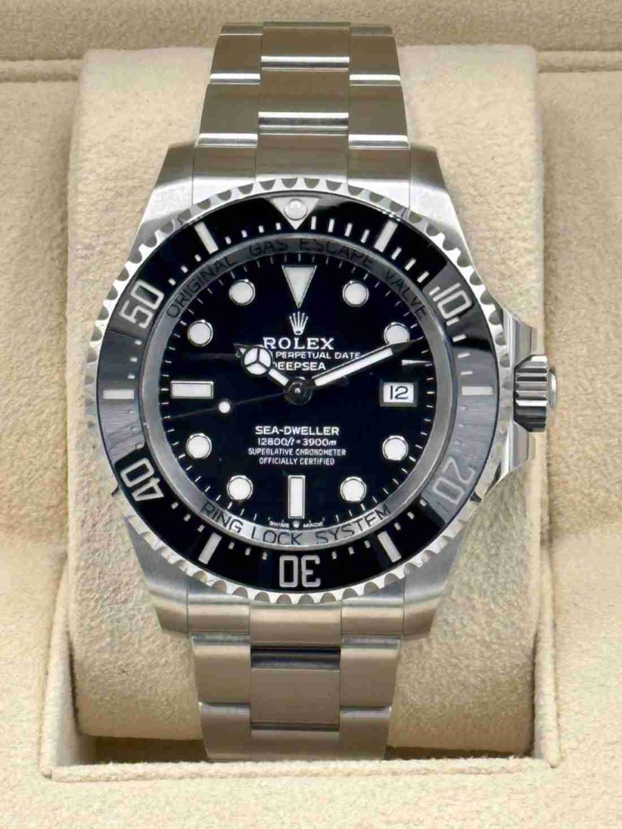 2022 Rolex Deepsea 44mm 136660 Stainless Steel Black Dial